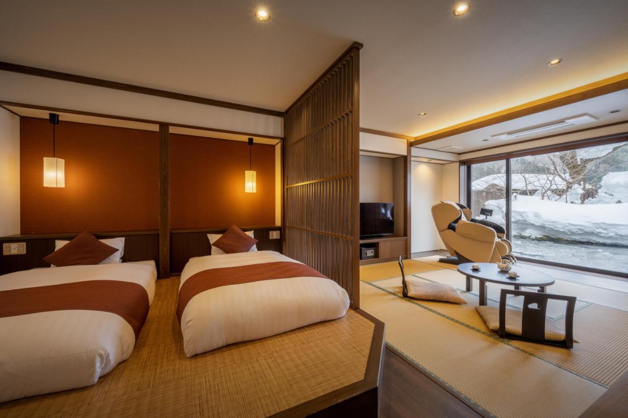 Onogawa Onsen Kajikaso Hotel Yonezawa Bagian luar foto